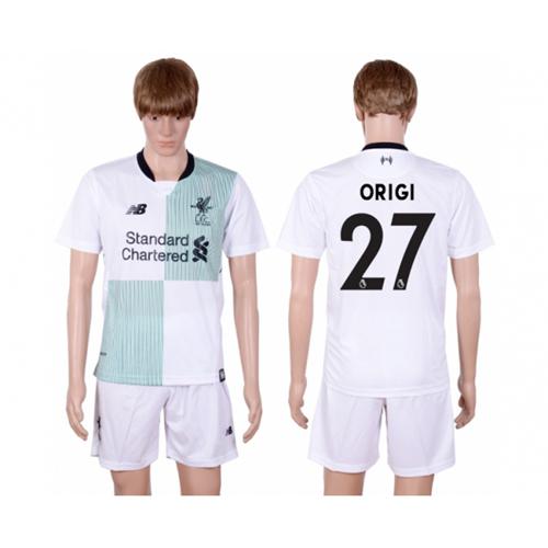 Liverpool #27 Origi Away Soccer Club Jersey
